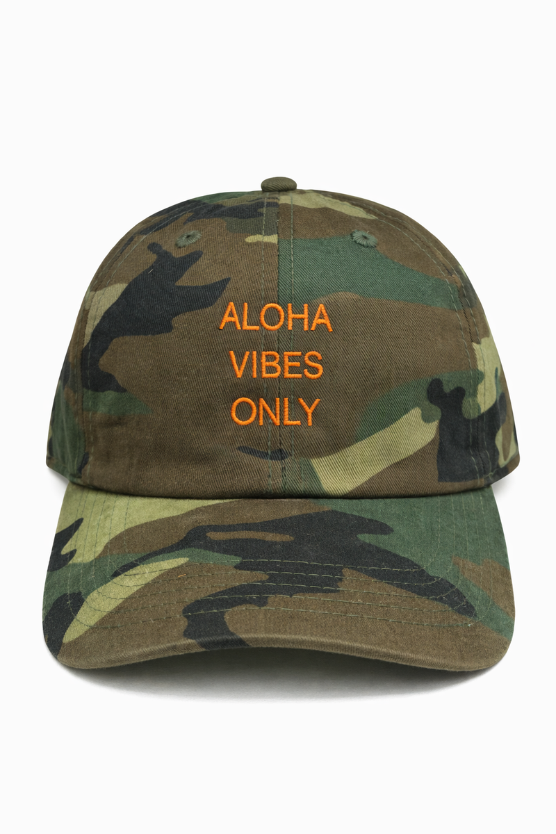 ALOHA VIBES ONLY CAP – URBAN ISLAND SOCIETY