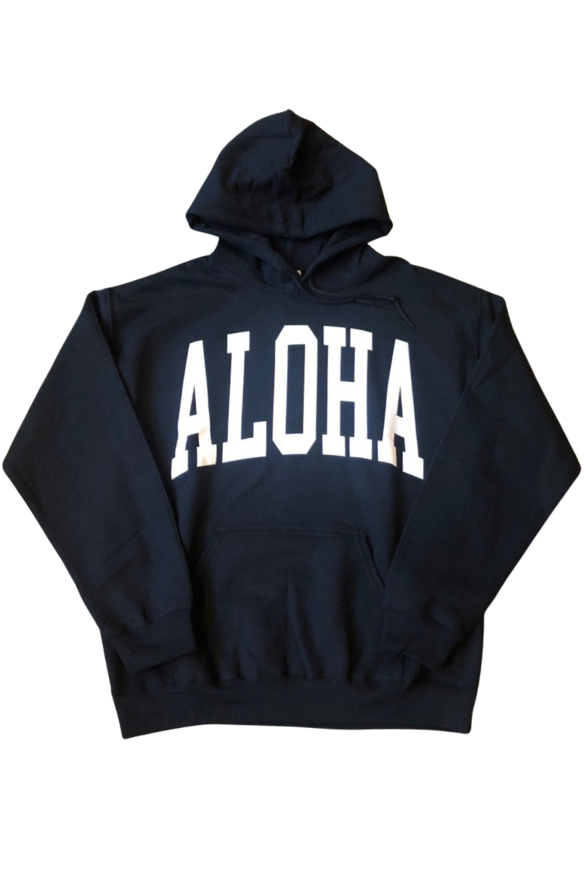 BIGALOHA PULL OVER HOODIE (Black)