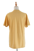 Load image into Gallery viewer, BOWLS / PIGMENT WASHED TEE (Yellow)

