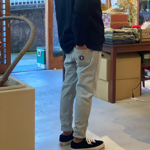 スウェットパンツ 円マークロング (Gray)
