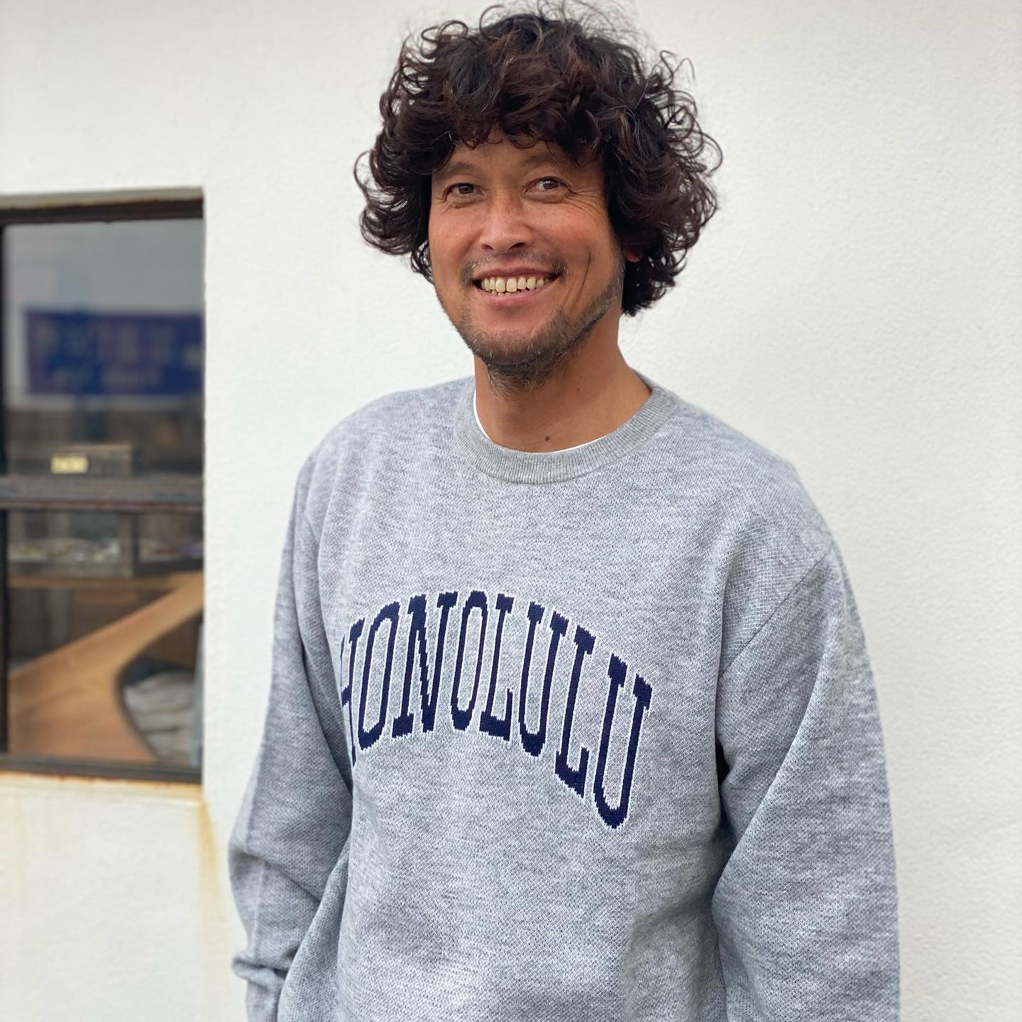 チャンピオンsweater JACQUARD KNIT CREW